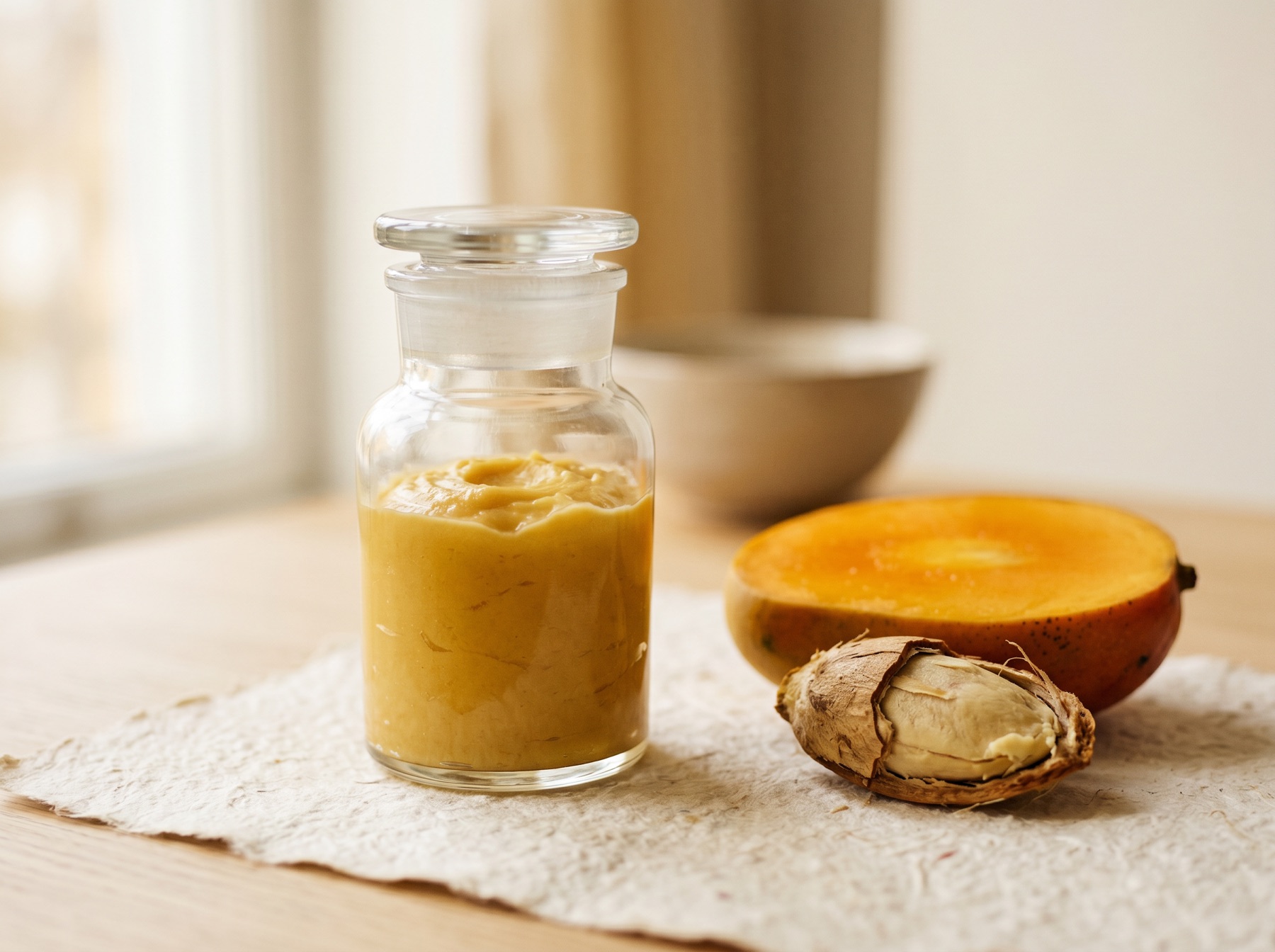 Mango Kernel Butter still life